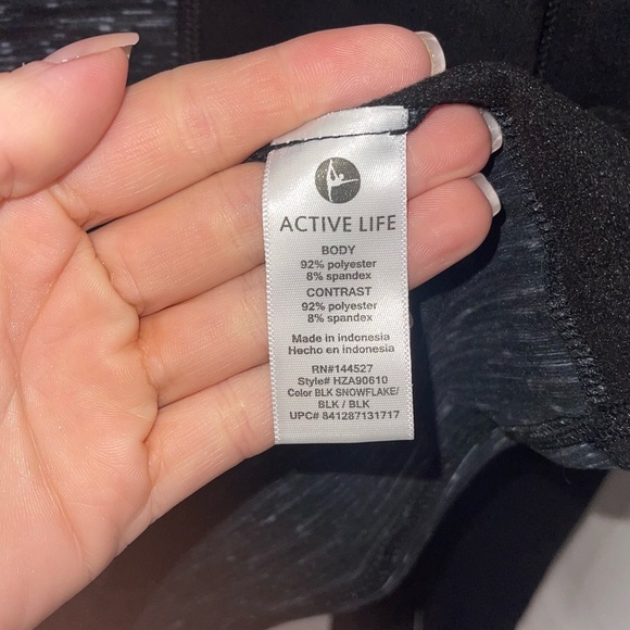 Active Life 90 Degree by Reflex Black Performance 1/4 Zip Compression To… - Picture 6 of 7